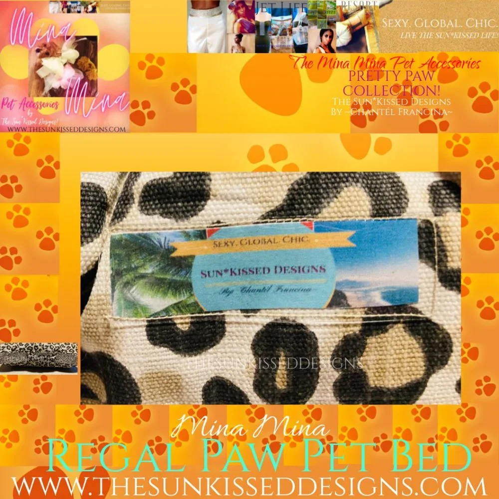 2 Mina Mina Regal Paw Pet Beds By~The Sun*Kissed Designs